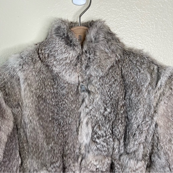 Rabbit Fur Coat - Picture 3 of 11